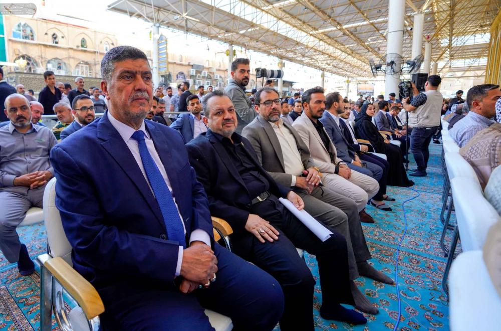 الأمانة العامة للعتبة العلوية المقدسة تزيح الستار عن مشروع باب الإمام الرضا (عليه السلام)