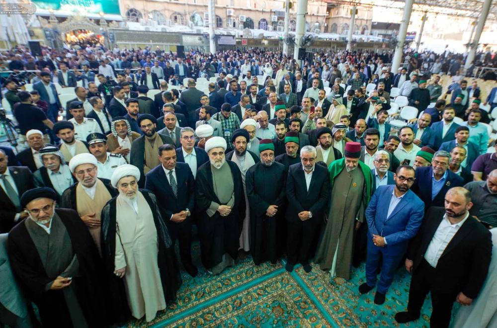 الأمانة العامة للعتبة العلوية المقدسة تزيح الستار عن مشروع باب الإمام الرضا (عليه السلام)