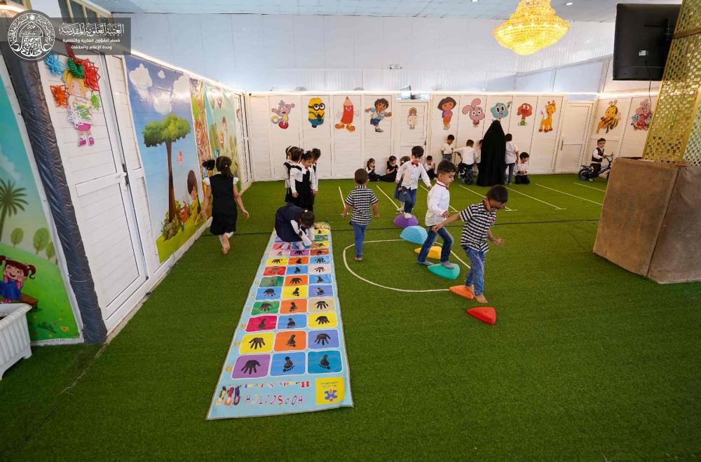 شعبة التربية والتعليم في العتبة العلوية المقدسة تنظم سفرة علمية طبية لرياض الأطفال