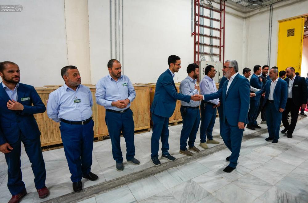 الأمانة العامة للعتبة العلوية المقدسة تفتتح بناية المخزن الرئيس بالقرب من الصحن الشريف