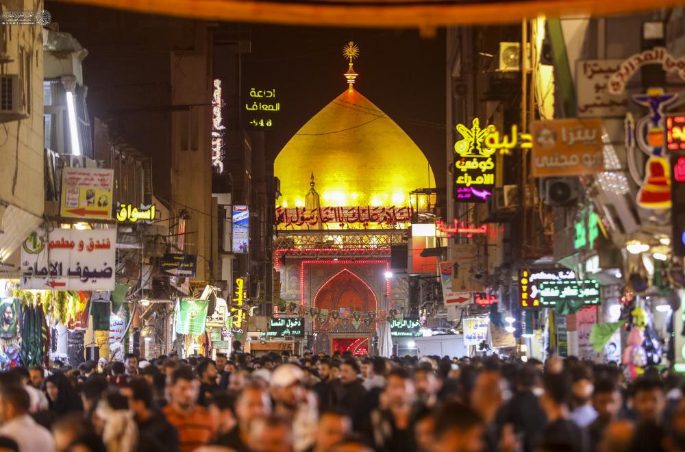 العتبة العلوية المقدسة تُعلن عن توافد قرابة 5 ملايين زائر خلال مناسبة استذكار رحيل سيد الكائنات النبي محمد (ص)