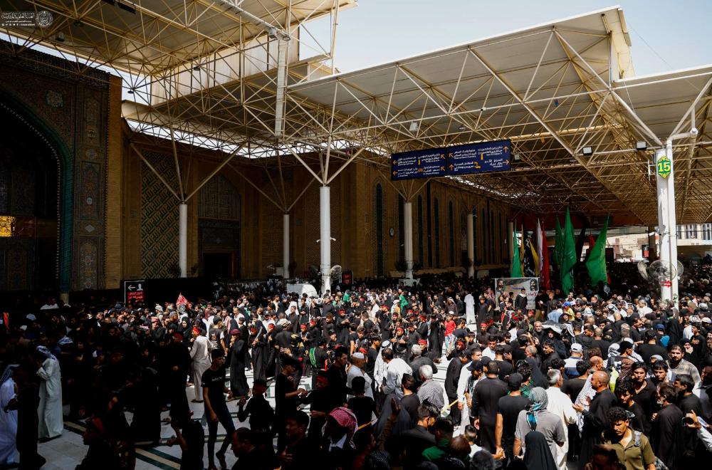 العتبة العلوية المقدسة تُنفِّذ خطَّة خدمية خاصة بمواكب العزاء خلال مراسم إحياء رحيل سيد الكائنات محمد (صلى الله عليه وآله)