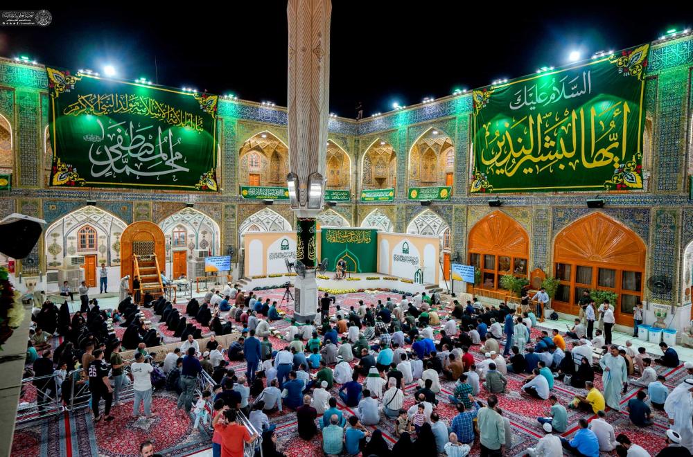ضمن فعاليات أسبوع الصادقين .. العتبة العلوية المقدسة تقيم المحفل القرآني الدولي بمناسبة مولد الرسول الأعظم (ص) وحفيده الإمام الصادق (ع) 