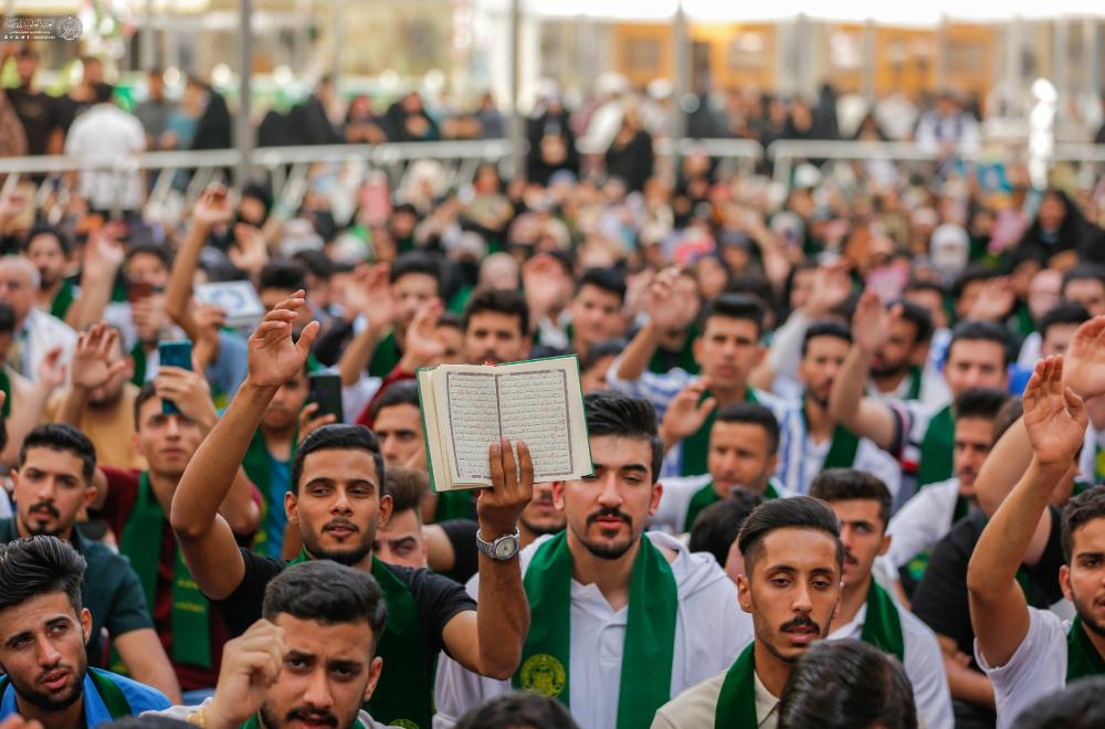 العتبة العلوية المقدسة ترعى مسيرة ولائية لإحياء مناسبة مولد الرسول الأكرم (ص) وحفيده الإمام الصادق (ع) 