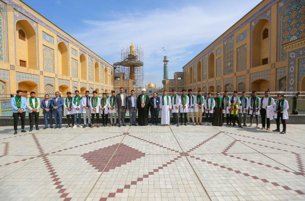 العتبة العلوية المقدسة تستقطب نخبة من الكوادر الصحية من محافظة المثنى 