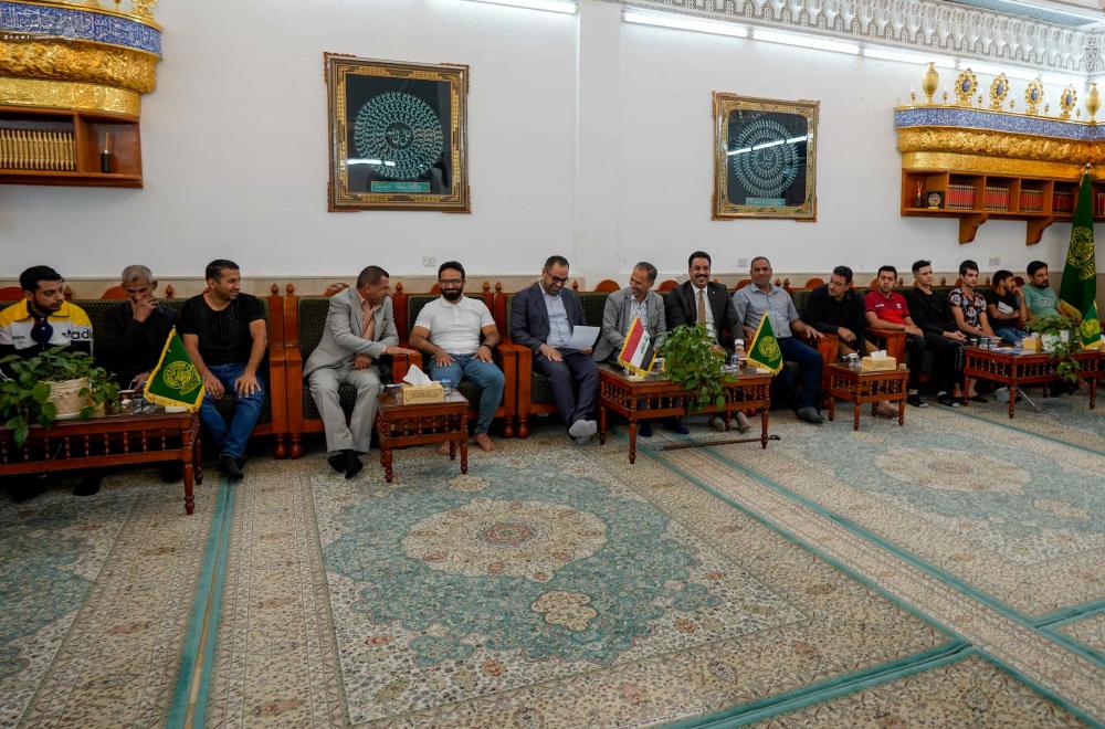 العتبة العلوية المقدسة تُقدِّم دعمها للمواهب الرياضية من أصحاب الهِمَم العالية 