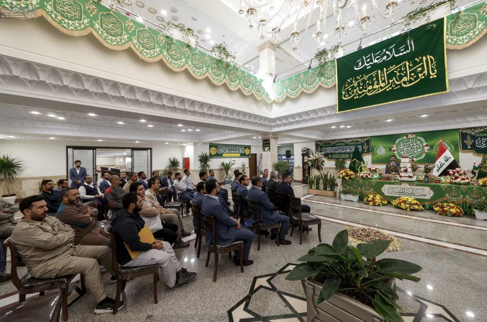 في احتفالية بهيجة .. العتبة العلوية المقدسة تُحيي ذكرى الولادة الميمونة للعقيلة زينب (عليها السلام)