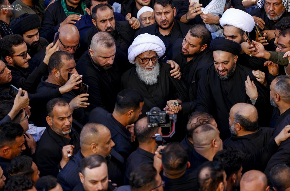 العتبة العلوية المقدسة تستقبل المسيرة الفاطمية ومواكب العزاء بذكرى شهادة السيدة الزهراء (ع)