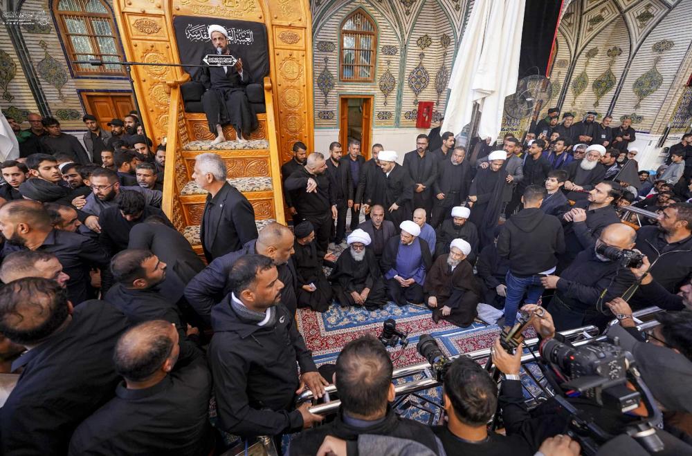 العتبة العلوية المقدسة تستقبل المسيرة الفاطمية ومواكب العزاء بذكرى شهادة السيدة الزهراء (ع)