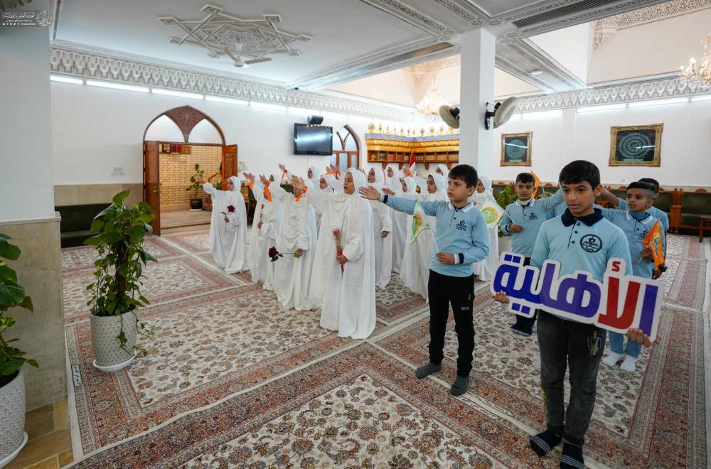 العتبة العلوية المقدسة تستضيف وفداً من أساتذة وطلبة مدرسة الريادة من محافظة بابل