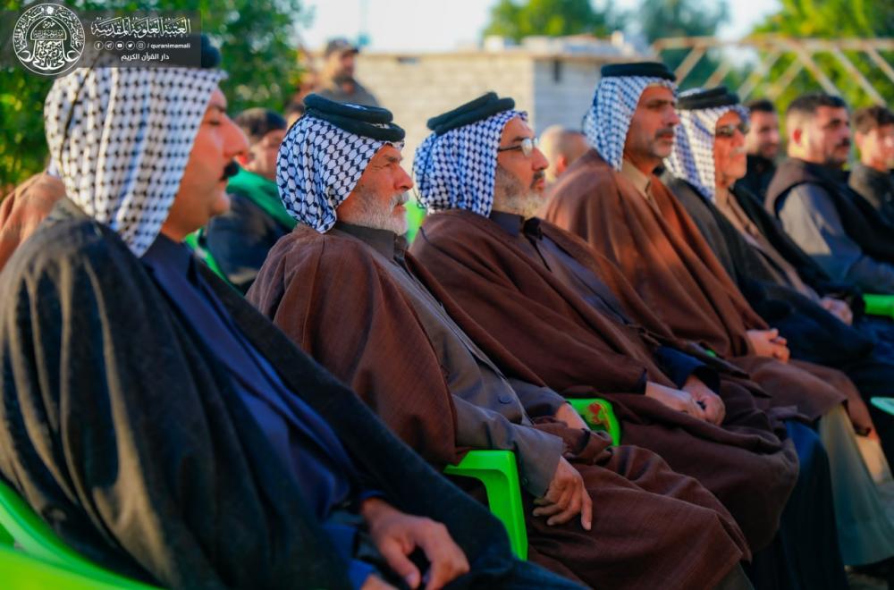 في ذكرى شهادة الزهراء (ع).. العتبة العلوية المقدسة تُقيم مجلساً للعزاء في دار القرآن الكريم في قضاء السَّنيَّة 