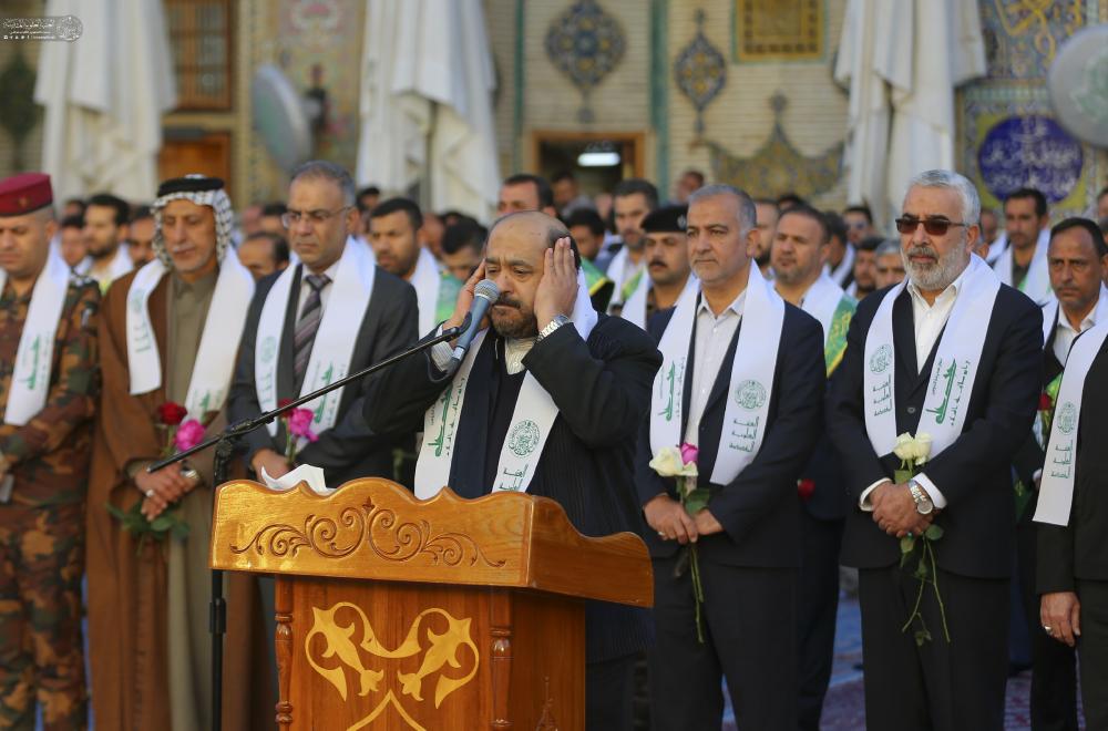 العتبة العلوية المقدسة ترفع راية (وليد الكعبة) إيذاناً بانطلاق فعاليات أسبوع ولادة سيد الأوصياء (ع)