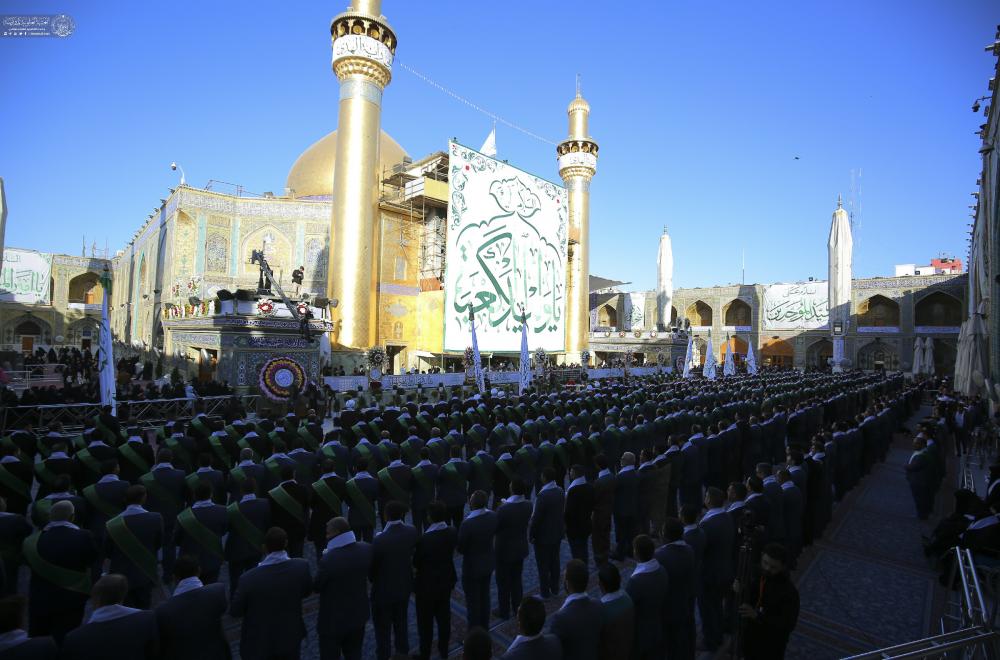 العتبة العلوية المقدسة ترفع راية (وليد الكعبة) إيذاناً بانطلاق فعاليات أسبوع ولادة سيد الأوصياء (ع)