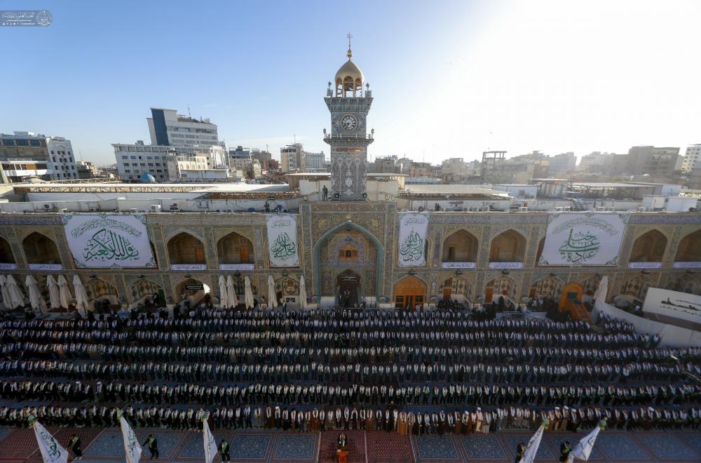 العتبة العلوية المقدسة ترفع راية (وليد الكعبة) إيذاناً بانطلاق فعاليات أسبوع ولادة سيد الأوصياء (ع)