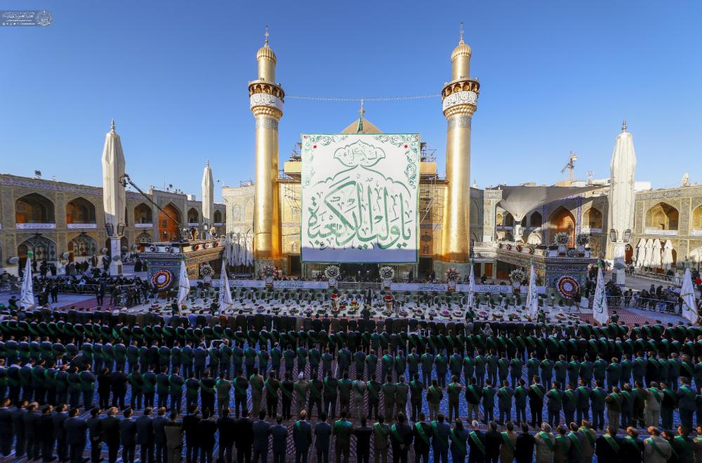 العتبة العلوية المقدسة ترفع راية (وليد الكعبة) إيذاناً بانطلاق فعاليات أسبوع ولادة سيد الأوصياء (ع)