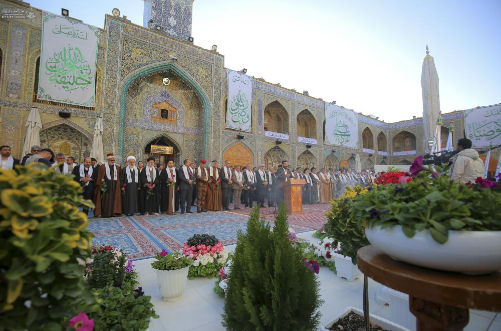 العتبة العلوية المقدسة ترفع راية (وليد الكعبة) إيذاناً بانطلاق فعاليات أسبوع ولادة سيد الأوصياء (ع)
