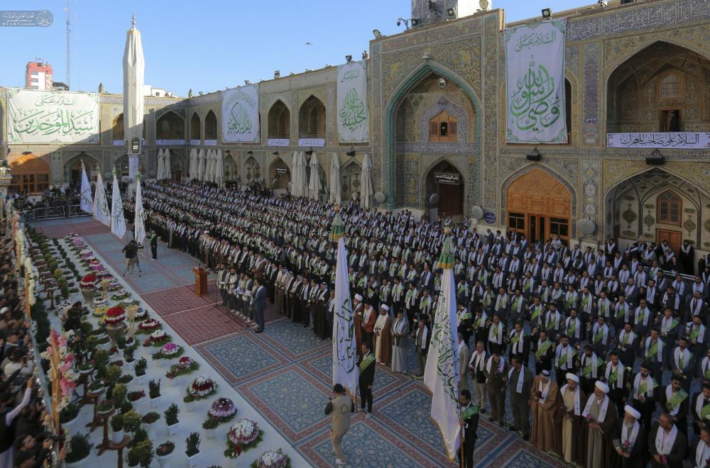 العتبة العلوية المقدسة ترفع راية (وليد الكعبة) إيذاناً بانطلاق فعاليات أسبوع ولادة سيد الأوصياء (ع)