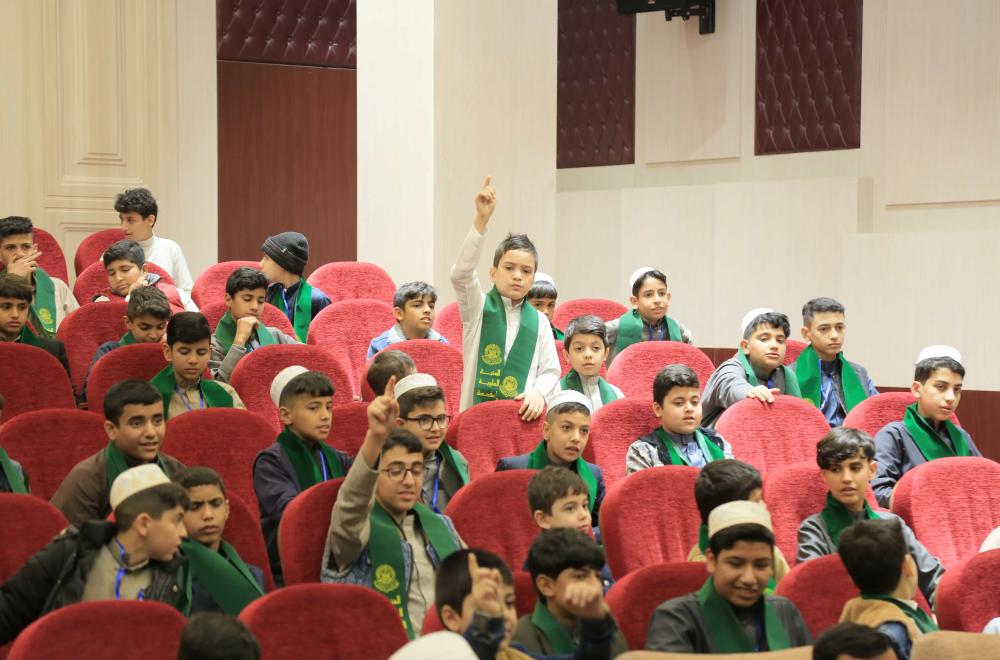 براعم من محافظتي النجف والسماوة في ضيافة العتبة العلوية المقدسة.
