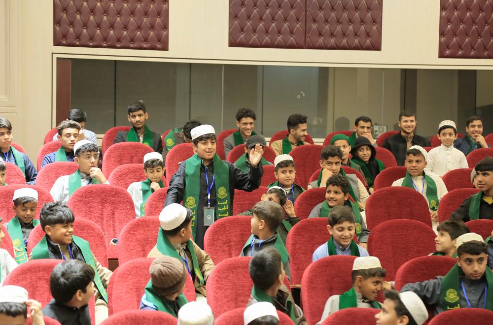 براعم من محافظتي النجف والسماوة في ضيافة العتبة العلوية المقدسة.