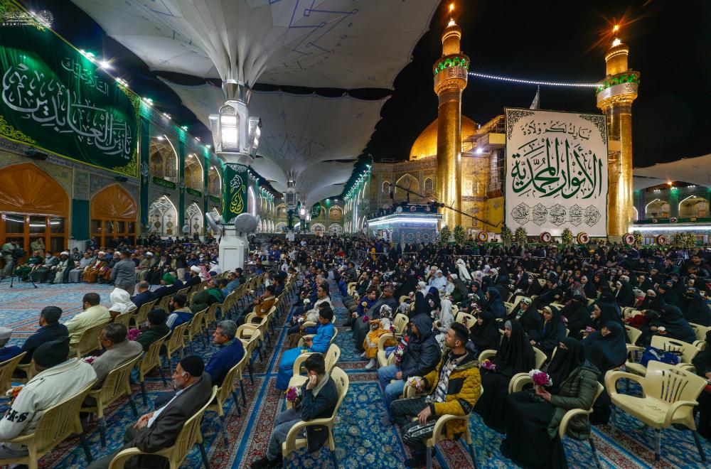 بمشاركة عدد من الشعراء والمنشدين .. العتبة العلوية المقدسة تختتم فعاليات مهرجان (الروح والريحان) بمحفل شعبي 