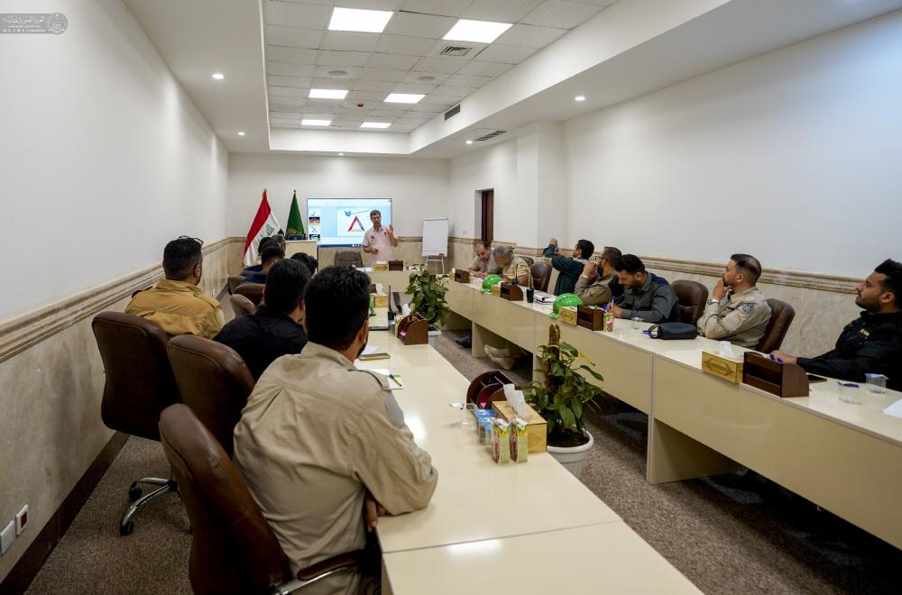 السلامة المهنية في العتبة العلوية المقدسة تقيم دورة تطويرية في مجال السلامة المهنية  
