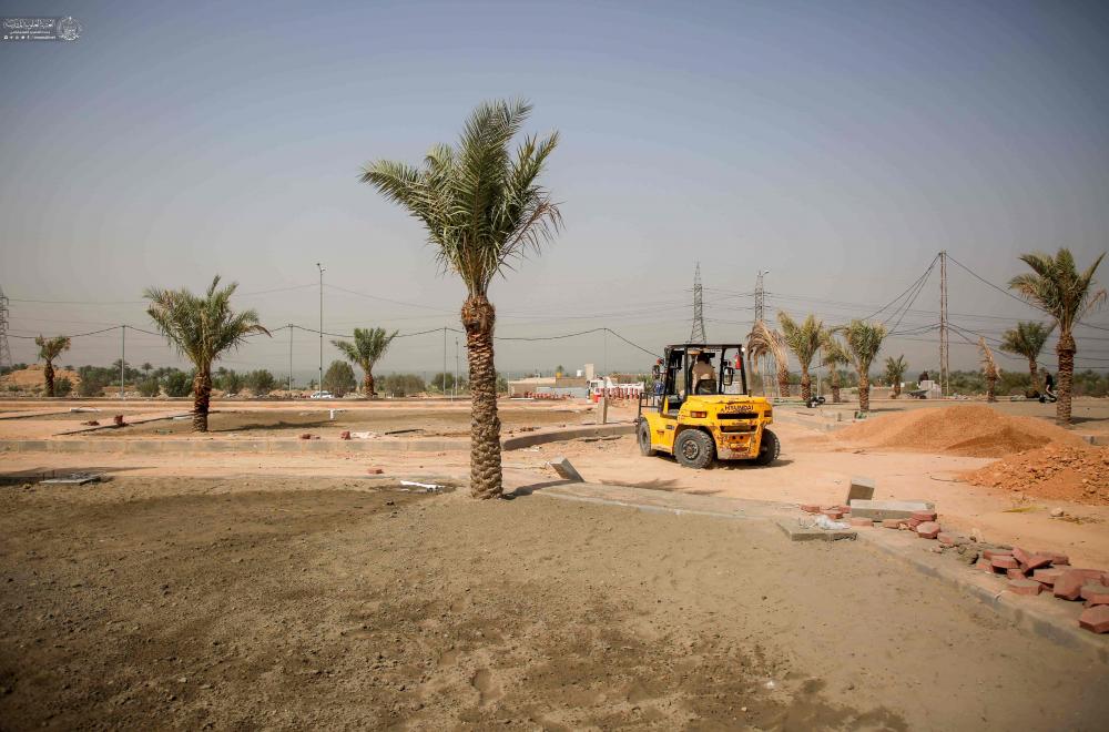 الكوادر الهندسية والفنية في العتبة العلوية المقدسة تحقق نسب إنجاز متقدمة في مشروع استراحة النخيل  