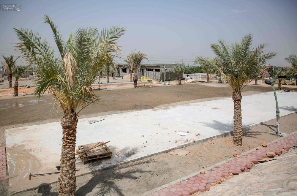الكوادر الهندسية والفنية في العتبة العلوية المقدسة تحقق نسب إنجاز متقدمة في مشروع استراحة النخيل  