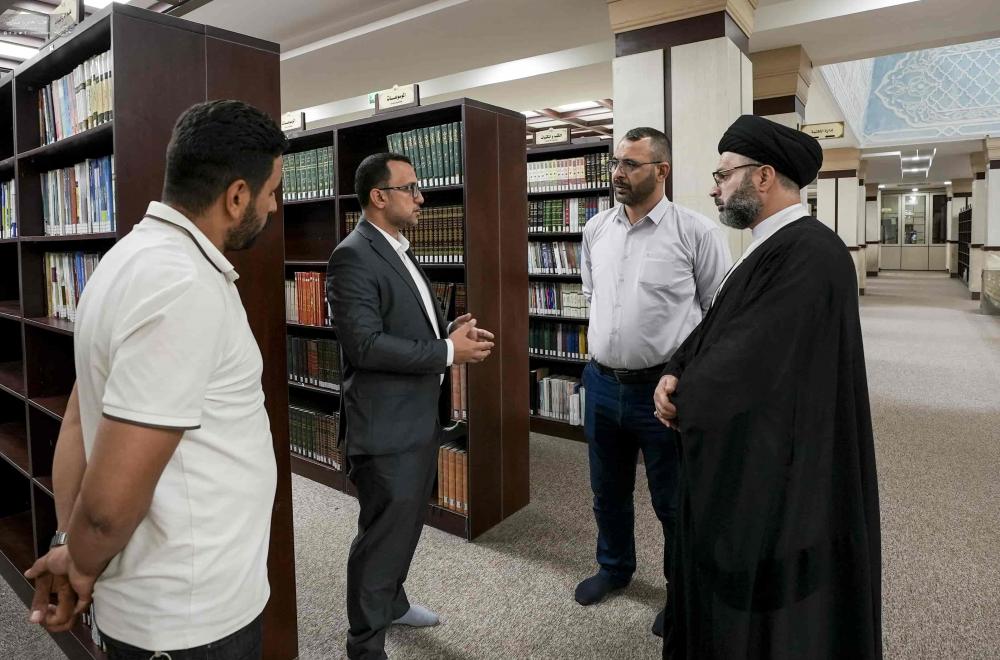 لتطوير الأنظمة في مكتبات العتبات المقدسة .. العتبتان العلوية والعباسية المقدستان تناقشان البرامج والسبل 