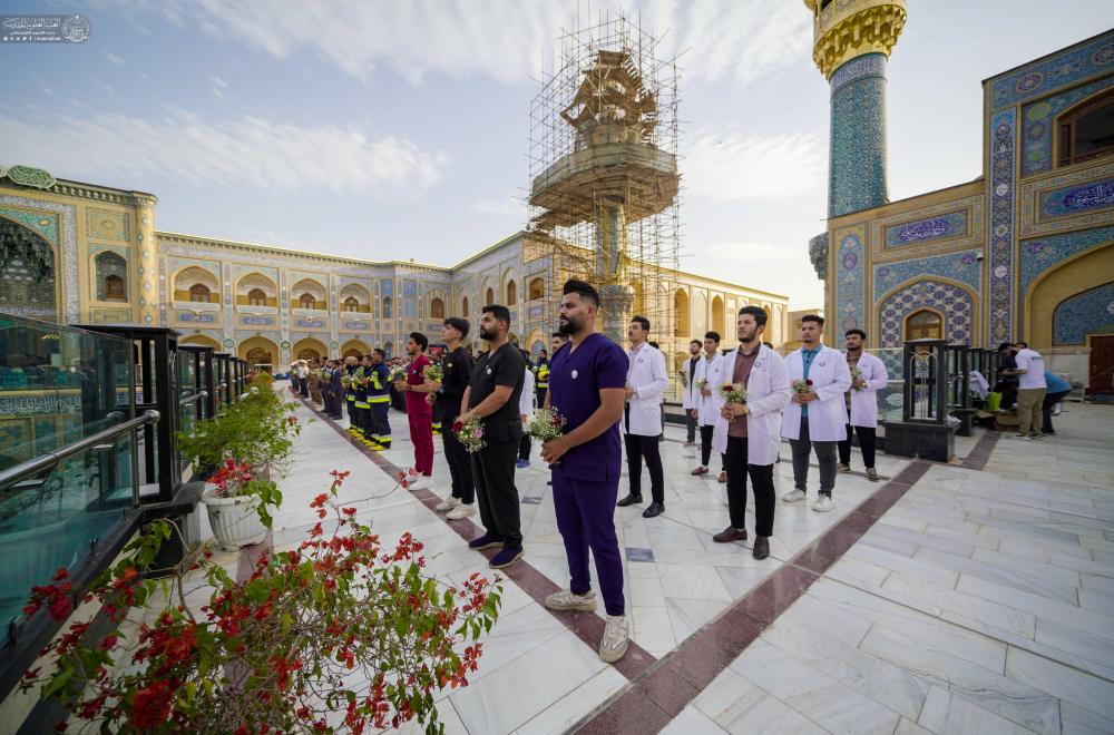فئات مجتمعية متنوعة في رحاب أمير المؤمنين لتجديد عهد البيعة لأمير المؤمنين (ع) بمناسبة عيد الغدير الأغر 