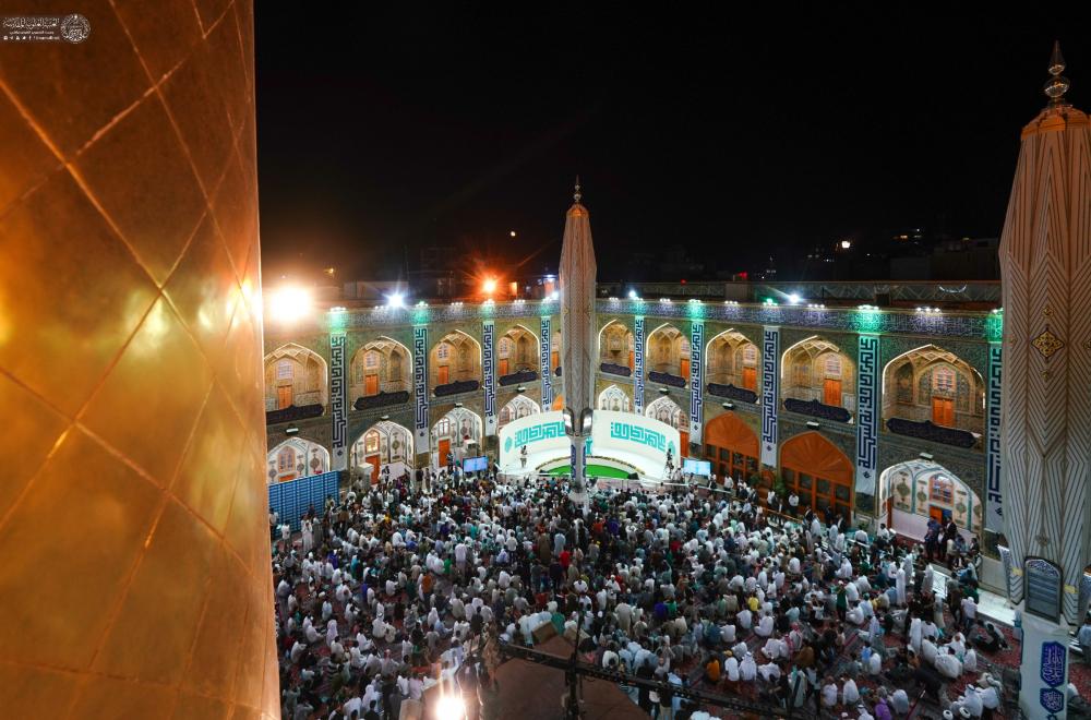من ضمن فعاليات أسبوع الغدير الدولي الثالث عشر .. العتبة العلوية المقدسة تقيم فعاليات المحفل الشعبي في الصحن العلوي المطهر