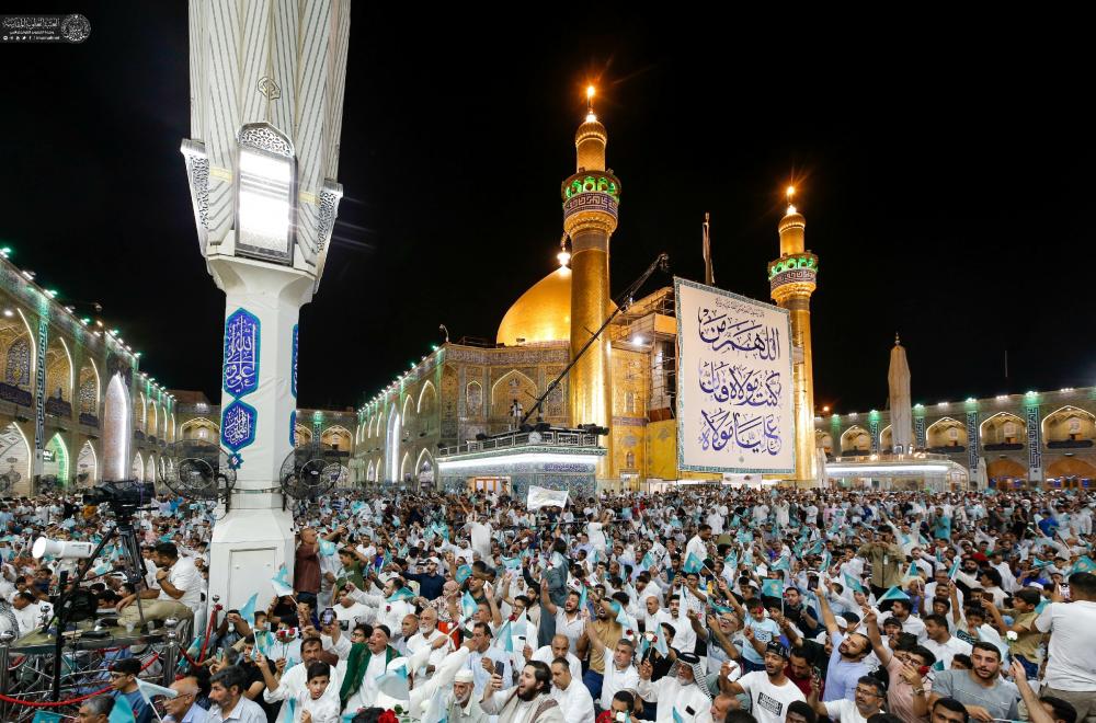 من ضمن فعاليات أسبوع الغدير الدولي الثالث عشر .. العتبة العلوية المقدسة تقيم فعاليات المحفل الشعبي في الصحن العلوي المطهر