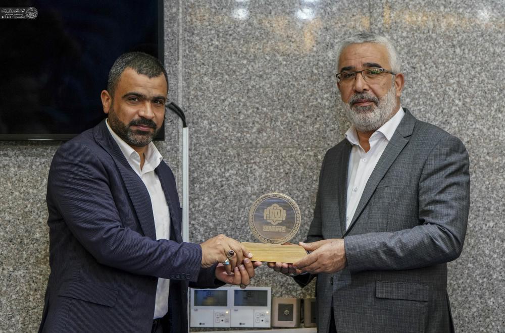 الأمين العامّ للعتبة العلويّة المقدّسة يكرّم رؤساء الأقسام و يُشيد بجهودهم خلال أسبوع الغدير الأغرّ الثالث عشر