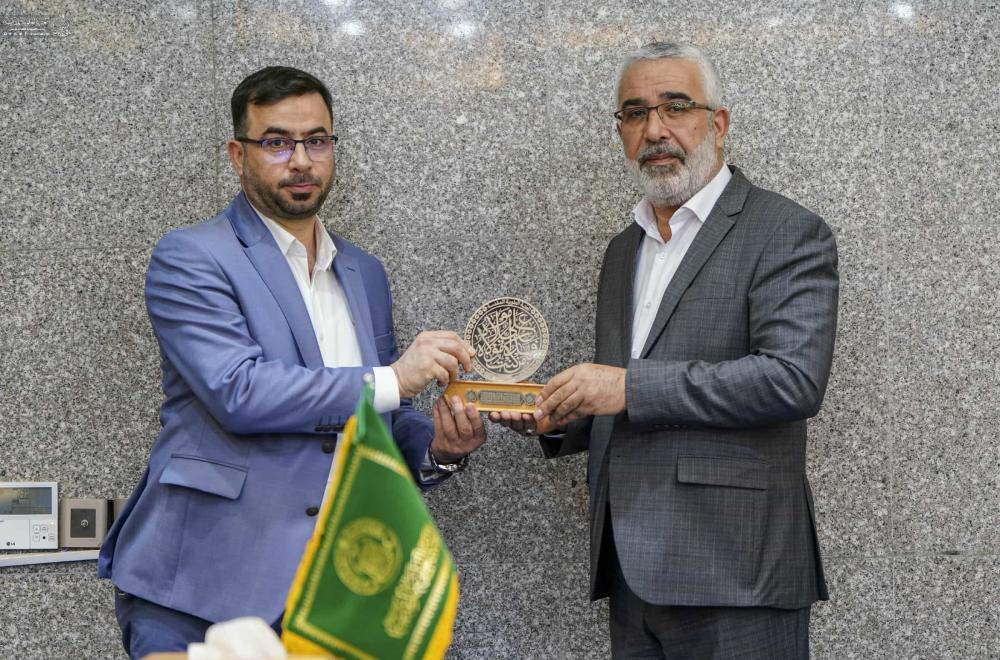 الأمين العامّ للعتبة العلويّة المقدّسة يكرّم رؤساء الأقسام و يُشيد بجهودهم خلال أسبوع الغدير الأغرّ الثالث عشر