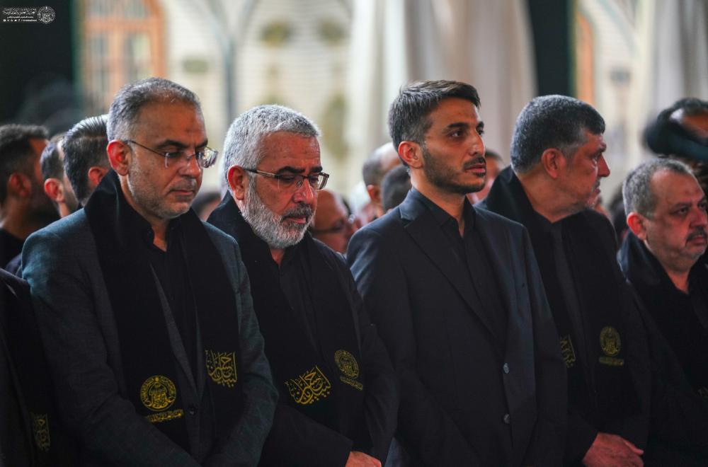 بحضور علمائي ورسمي .. العتبة العلوية المقدسة ترفع راية الحزن والحداد إيذاناً بحلول شهر محرم الحرام