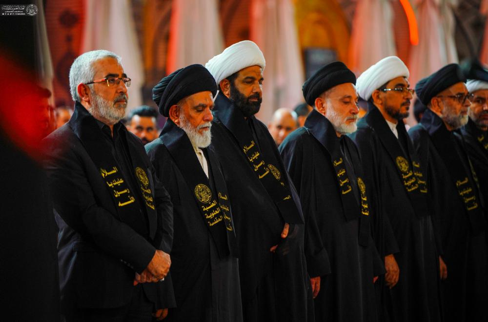العتبة العلويّة المقدّسة ترفع راية الحزن حدادًا على رحيل النبي محمد (صلى الله عليه وآله وسلم)