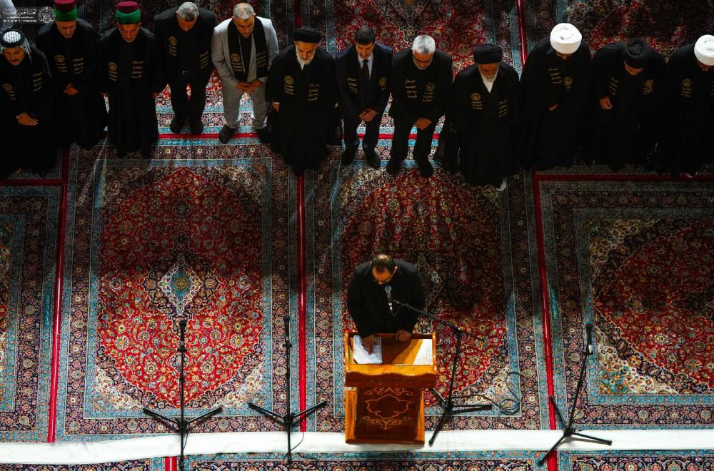 العتبة العلويّة المقدّسة ترفع راية الحزن حدادًا على رحيل النبي محمد (صلى الله عليه وآله وسلم)