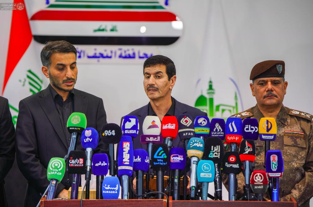 خلال مؤتمر صحفي .. العتبة العلوية المقدسة تعلن عن أعداد الزائرين ومجمل الخدمات المقدمة خلال زيارة رحيل النبي الأكرم (ص)