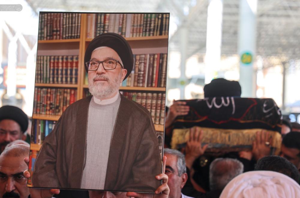 العتبة العلويّة المقدّسة ترعى مراسم تشييع العلامة الميلاني مع إقامة مجلس عزاء 