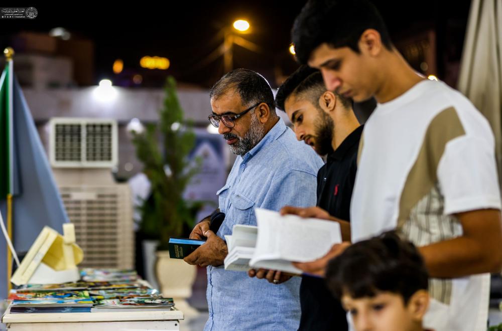 جناح متميّز للعتبة العلوية المقدسة في معرض الكاظمية الدولي العاشر للكتاب 