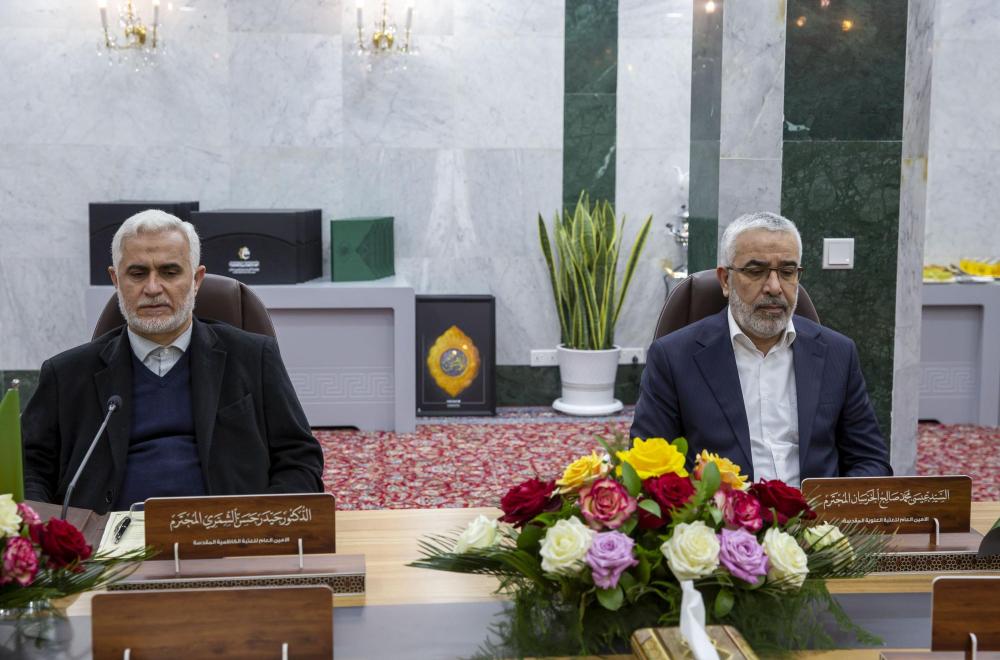 في مؤتمر الأمناء العامّين .. الأمين العام للعتبة العلوية المقدسة يؤكّد أنَّ العتبات المقدسة جسد واحد 
