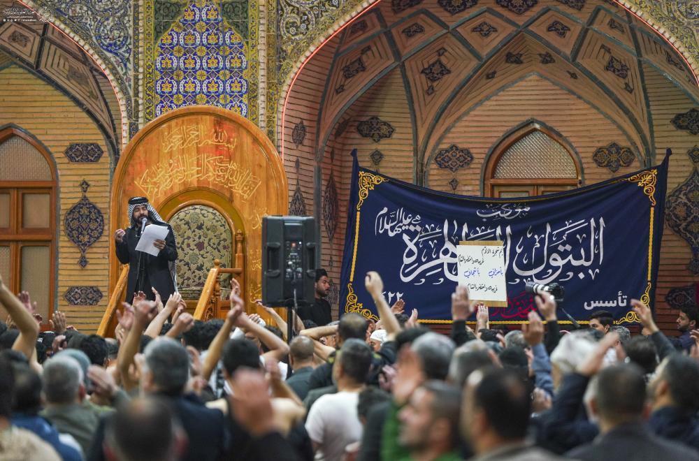 في ذكرى وفاة السيدة زينب (ع) .. العتبة العلوية المقدسة تستقبل 300 موكب للعزاء 