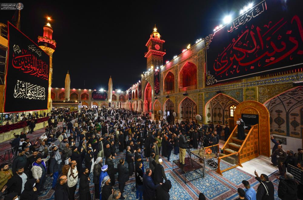 العتبة العلوية المقدسة تُقيم مجلس العزاء السنوي لإحياء ذكرى وفاة السيّدة زينب (ع)