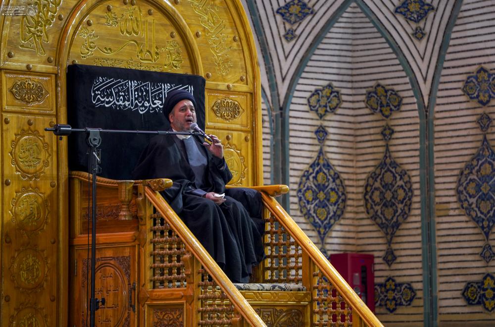 العتبة العلوية المقدسة تُقيم مجلس العزاء السنوي لإحياء ذكرى وفاة السيّدة زينب (ع)