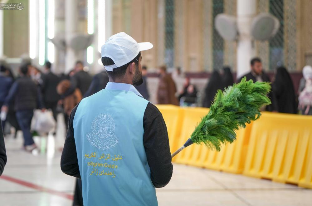 العتبة العلويّة المقدّسة تباشر بتقديم الخدمات لاستقبال المهنّئين بالمبعث النبوي الشريف
