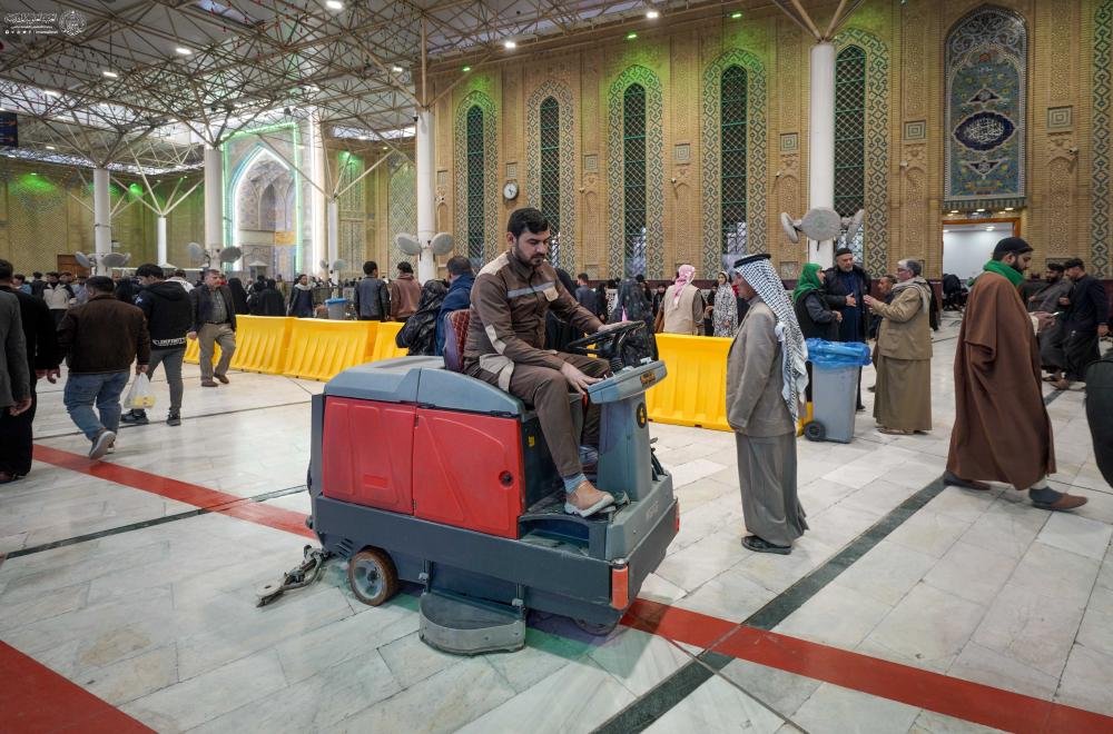 العتبة العلويّة المقدّسة تباشر بتقديم الخدمات لاستقبال المهنّئين بالمبعث النبوي الشريف