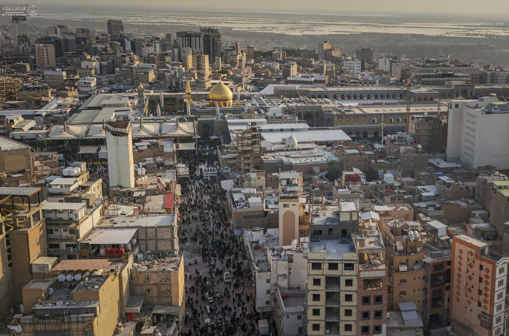 العتبة العلويّة المقدّسة تباشر بتقديم الخدمات لاستقبال المهنّئين بالمبعث النبوي الشريف