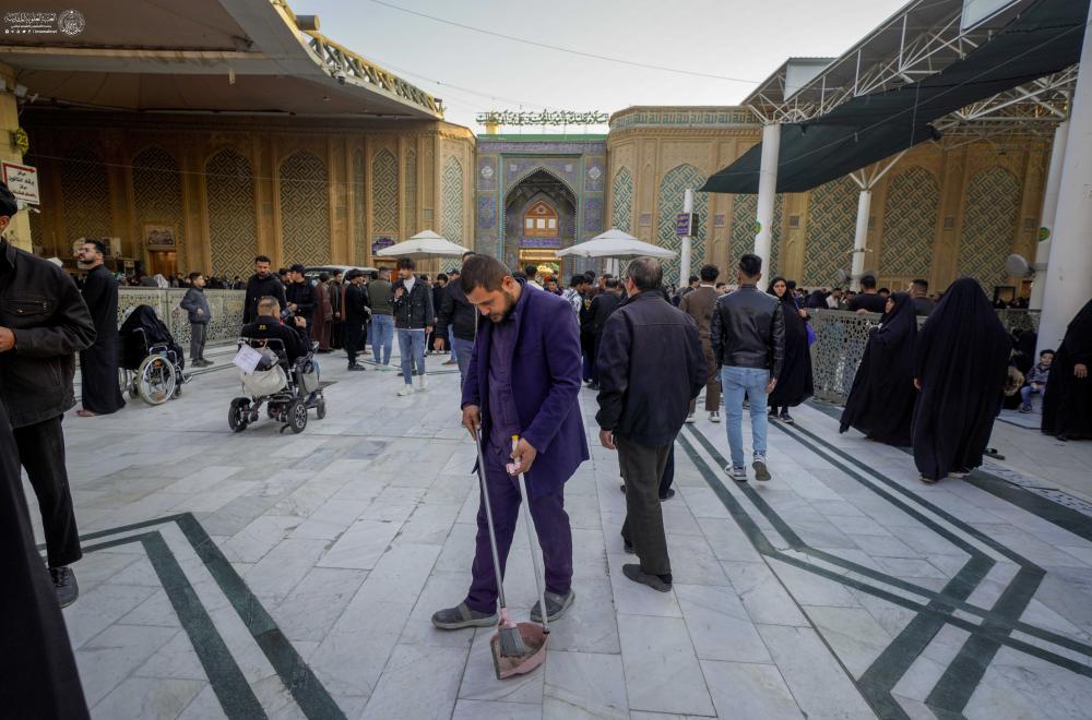 العتبة العلويّة المقدّسة تباشر بتقديم الخدمات لاستقبال المهنّئين بالمبعث النبوي الشريف