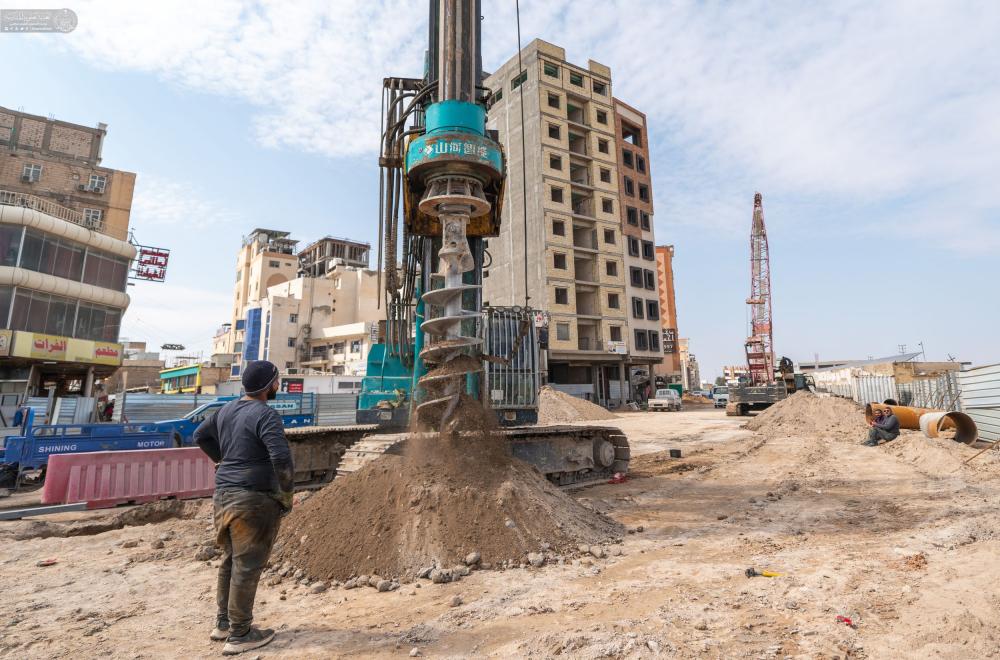 العتبة العلوية المقدسة تُعلن عن نسب إنجاز متقدّمة في المشاريع الخدمية والبُنى التحتية الجديدة