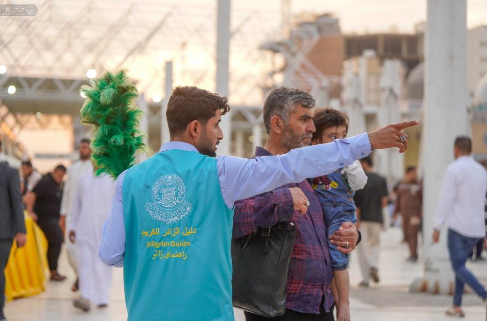مركز إرشاد التائهين في العتبة العلويّة المقدّسة يقدّم خدمات استثنائية خلال عيد الفطر المبارك.