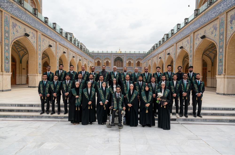 العتبة العلويّة المقدّسة تحتضن حفل تخرّج طلبة كلية القانون في جامعة الكوفة